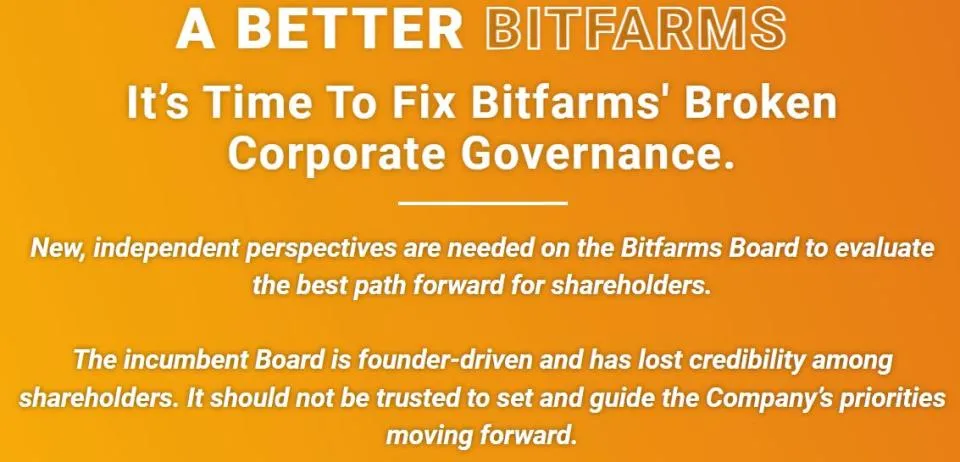 Bitcoin Miner Bitfarms Wechsel CEO Empört Anleger