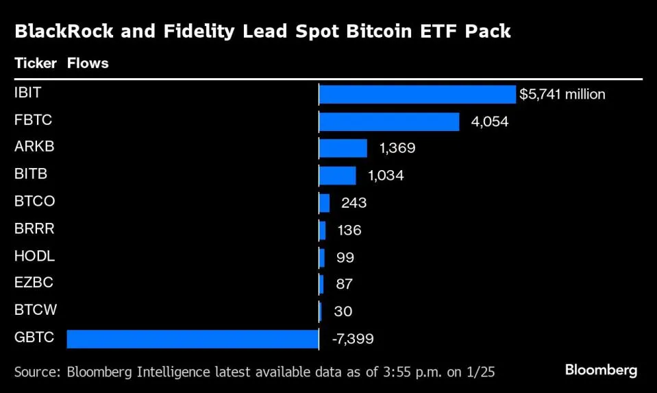 Eine RIA-Plattform im Wert von 30 Milliarden Dollar genehmigt nur vier Bitcoin-ETFs.