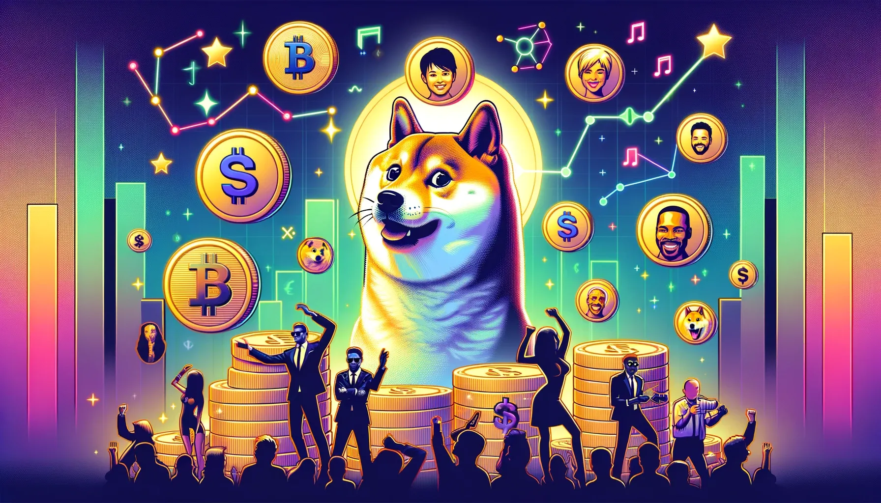 Elon Musk und DOGE Coin: Prominente machten diese Meme-Währung zu einem Vermögen